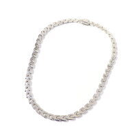Tiffany Co Rare Y Link Necklace Sterling Silver